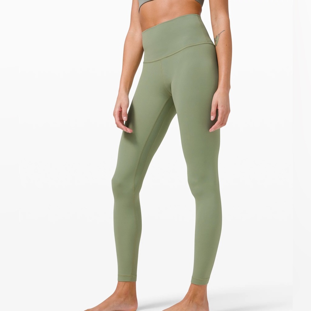 LULULEMON ALIGN PANT 28" Willow Green size 6